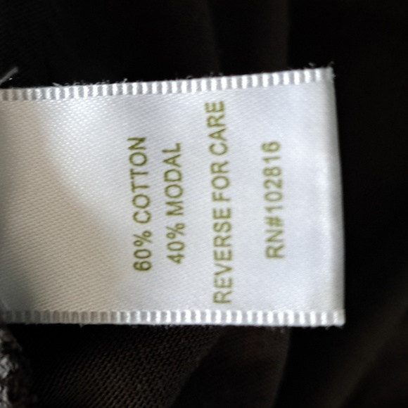 Garnet Hill gray tiered ruffle skirt in a cotton/modal blend Medium - Picture 5 of 8